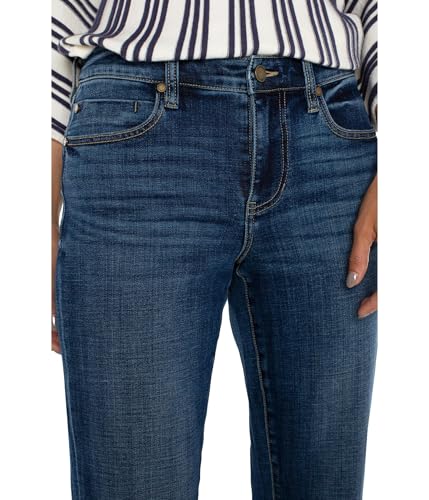 Liverpool Women's Marley Girlfriend Cuffed Mid-Rise Vintage Denim3