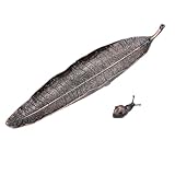 Acouto Detentore di Incenso Set Decorazione di Cattura di Incenso Foglia per Studio di Meditazione Camera da Letto Detentore di Incenso di Incenso in Incenso Che Incenso Titolari