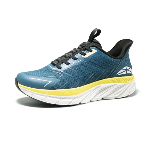 ALLSWIFIT Men's Slip On Walking Shoes Running Comfortable Tennis Breathable Non Slip Athletic Gym Workout Cross Training Fashion Sneakers 9 True Blue