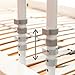 InnovaGoods - Ergonomischer Bettgriff, Höhenverstellbar 45-55cm, 2 Verstellbare Haltegurte, Tragbar und Einfache Montage, Stabil und Sicher, Weiß, Polypropylen