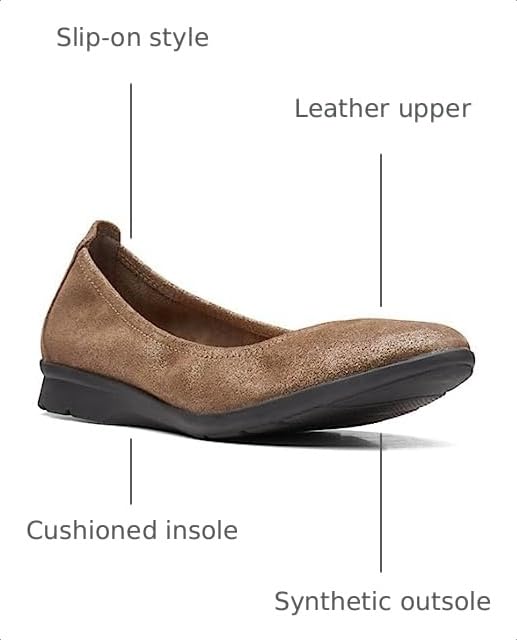 Image of Clarks Womens Jenette EaseBallet Flat
