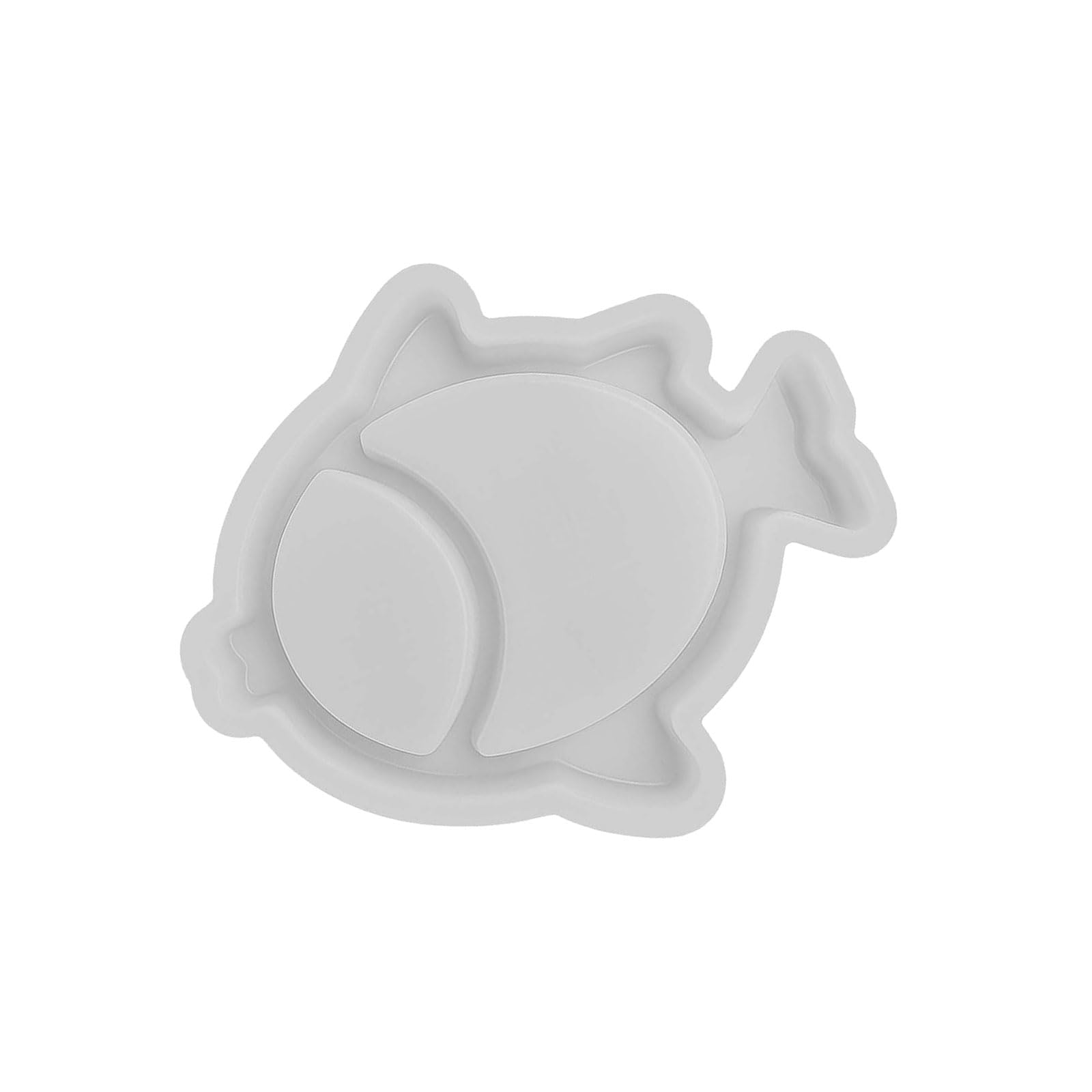 Osniyaw Fish Shape Multi-Shaped Silicone Craft Moulds, Heart Flowers Design For Storage Containers And Decoration, Recyclable Shaped Silicone Moulds