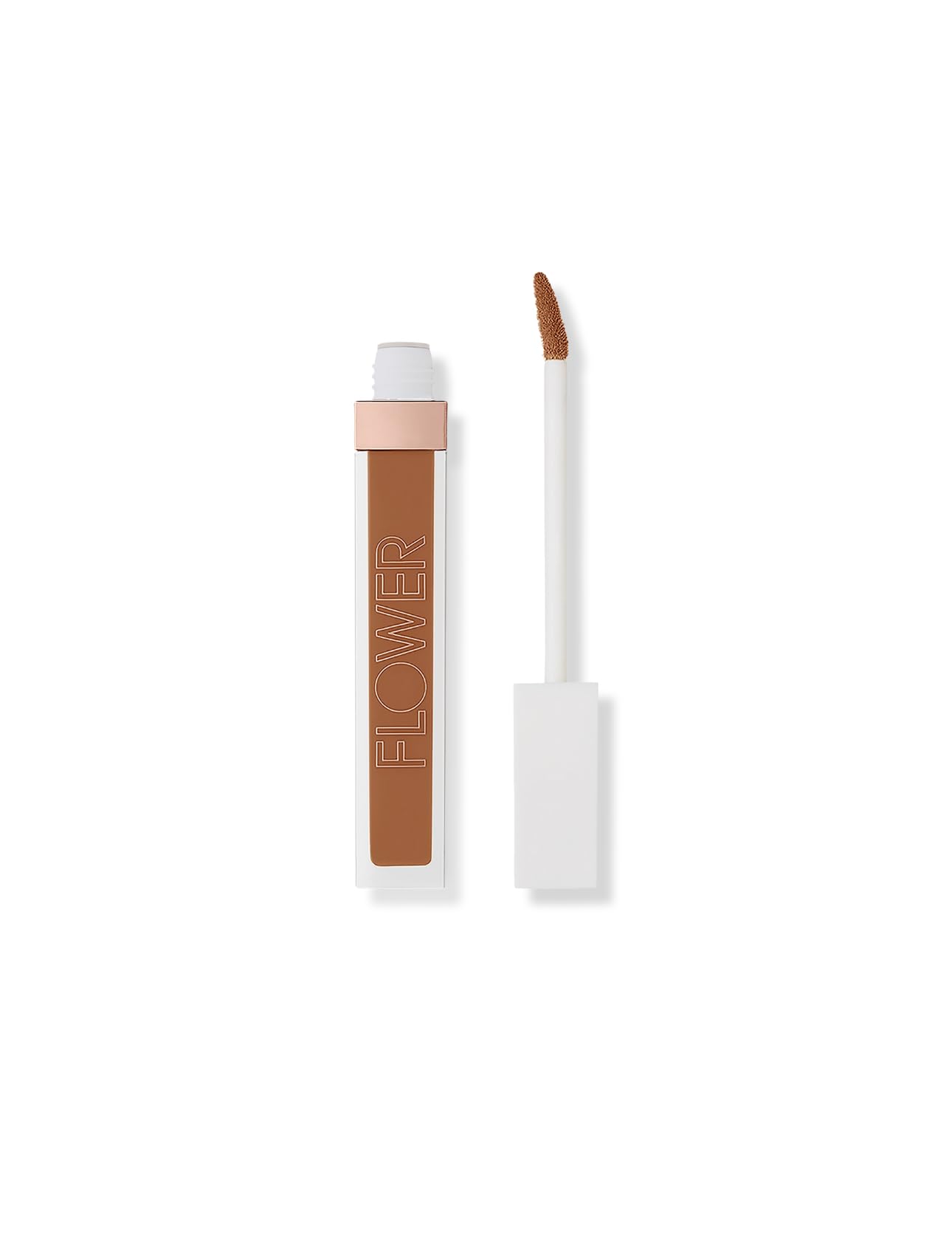 FLOWER BEAUTY By Drew Barrymore Light Illusion Full Coverage Concealer - Diffuse Dark Under Eye Circles + Blurs Blemishes - Weightless Formula + Crease Proof Makeup (Almond)