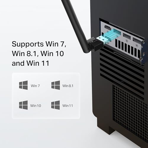 TP-Link USB Bluetooth Adapter for PC, Bluetooth 5.3 Long Range Receiver, Plug and Play, Adjustable Antenna, Supports Windows 11/10/8.1/7 for Desktop, Laptop, Keyboard, Mouse, etc (UB500 Plus) by TP-Link - Image 5