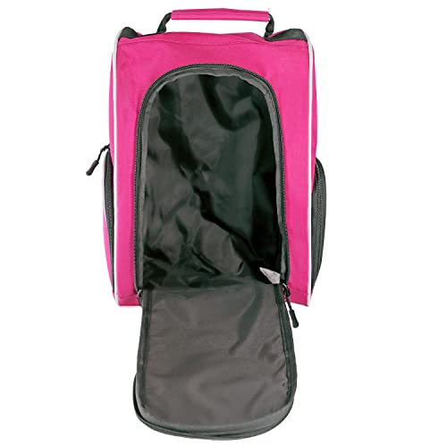 Wolt Golf Shoe Bag - Sports & Travel Shoes Carrier Bags With Ventilation & Double Outside Accessory Pocket For Socks, Tees, Golf Balls, Etc. For Women And Men (Pink) #TOP5