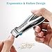 DRMODE Nail Clippers for Men Thick Nails - Large Toe Nail Clippers for Thick Nails for Senior with Wide Jaw Opening, Sharp Finger Nail Clippers Adult Cutter for Tough Nail