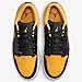 NIKE Men's Air Jordan 1 Low Sneaker, Black Yellow Ochre White, 14