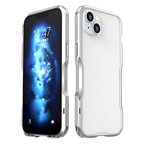 Bumper iPhone 12 en alliage d'aluminium argent antichoc premium