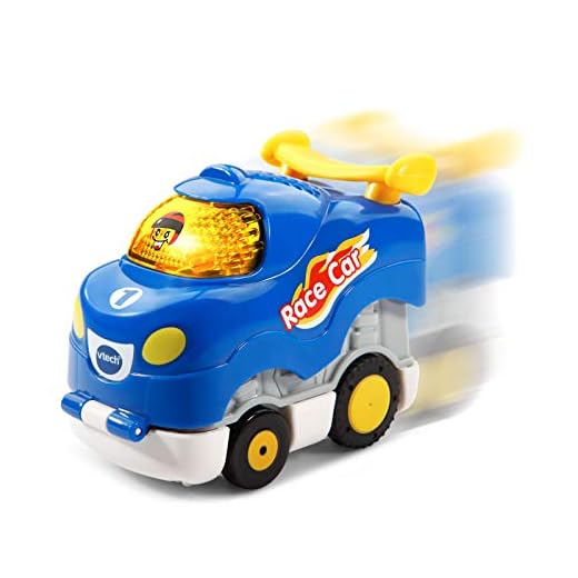 VTech Go! Go! Smart Wheels Press and Race Race Car , Blue