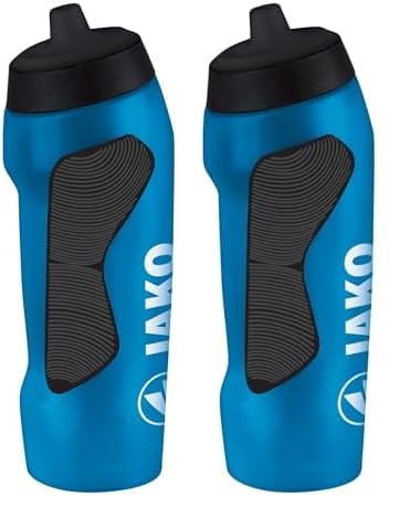 JAKO Unisex – Erwachsene Premium Trinkflasche, (0) 0,75 Liter, Blau (Packung mit 2)