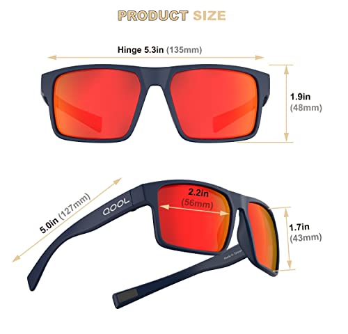 QOOL TIMES Living out your Polarized Fish Sunglasses for Men Women, Running Driving Golfing Cycling3