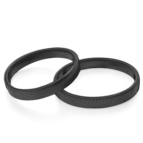 JJUNW 1 Paar Ärmelhalter Metall Elastisch Bracelet Sleeve Holders Anti Rutsch Hülsenhalter Damen Herren Langarm Hemdhalter Metallarmbänder zum Fixiert Ärmel (Schwarz)