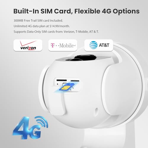 PinFocal 4G LTE Cellular Security Camera Wireless Outdoor, No WiFi Needed by PinFocal - Used condition - Image 5