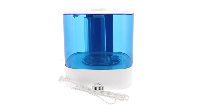 PureGuardian Top Fill Warm and Cool Mist Ultrasonic Humidifier, 560 Sq. Ft., 2 Gallon Tank, 100 Hour Runtime on Low, Filter-Free with Essential Oil Tray, 3 Speeds, Silver Clean Treatment, H5225WCA