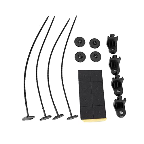 Ventola Sottile da 7 Pollici Ventola di Raffreddamento del Radiatore Elettrica Push Pull Thermo 12V con Kit di Montaggio Universale Nero