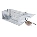 VOTUKU Live Trap Trampa para Ratas Ratones, Premium XXL Trampa para Ratas Alimentos para Ratones Altamente Sensible Animales Reutilizable (Plata)