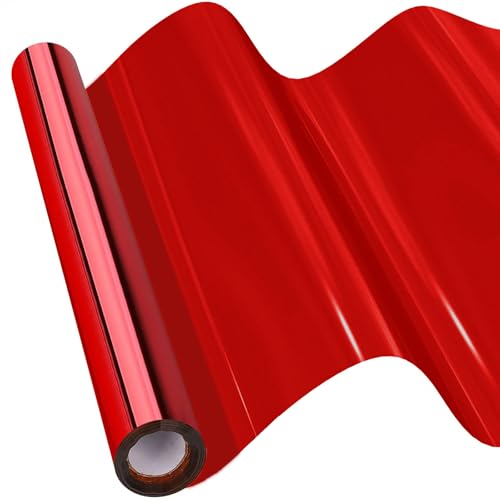 Vanhench Red Cellophane Wrapping Paper, 16