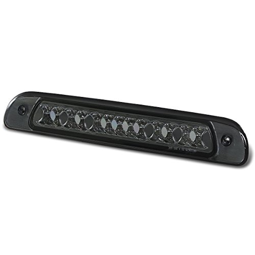 Dual Row Led Rear High Mount Smoked Housing 3Rd Third Tail Brake Light Reverse Lamp Compatible With Toyota Tundra 00-06 #TOP4