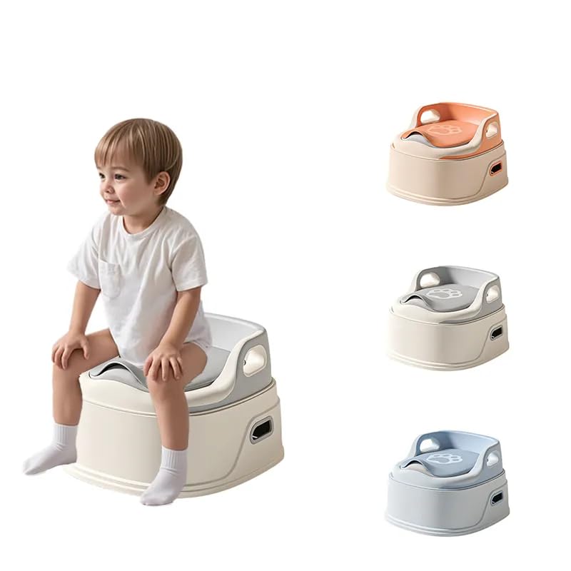 GION Kids Step Stool Potty Trainer Seat Step Up Training Stool Non-Slip Steps Stool Portable Toddler Baby Boys Girls Training Toilet Potty Seat Travel Kids Potty Trainer Step Stool for Baby (1Pcs)