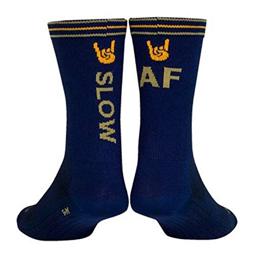 SockGuy Crew 6in Slow AF Cycling/Running Socks (Medium)