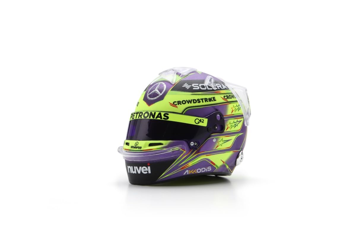 Générique Casque Miniature Spark 5HF145 Lewis Hamilton Mercedes 2024 1/5