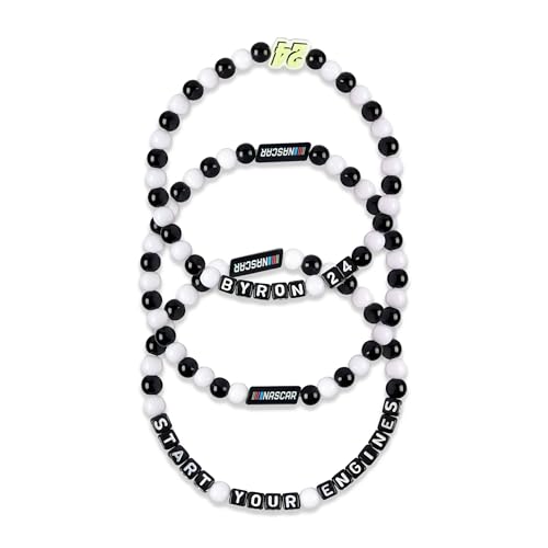 FOCO NASCAR William Bryon Mens 3 Pack Friendship Bracelet