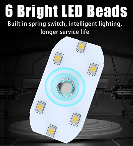 Lámpara LED táctil USB para interior de auto 5 piezas miniatura 6