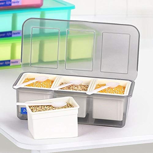 Set kruidenbox, kruidenpotje, grote capaciteit, gegrild zout en MSG gecombineerde kruidenbox - Afbeelding 6