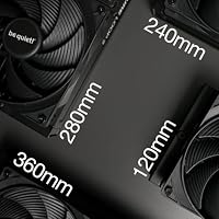 be quiet! Pure Loop 2 240mm All-in-One Wasserkühlung für übertaktete AMD/Intel Systeme, 2x Pure Wings 3 PWM high-speed Lüfter, hoher statischer Druck, doppelt entkoppelte PWM-Pumpe mit ARGB, BW017 – Ansicht 4