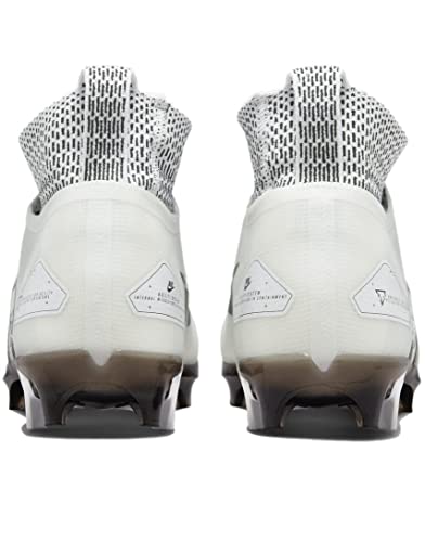 Image of Nike Alpha Menace Elite 3 White /Particle Grey /Opti Yellow /Black Mens Football Cleat.