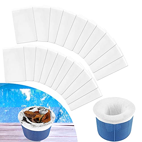 20 Stück Pool Skimmer Socken – Schutznetz Für Poolfilter & Skimmerkörbe, Passt Auf Hayward, Pentair, Intex