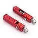 Produktbild Motorrad Fussrasten 8mm Universal Pedale Klappbar Fußrasten Passend für H0NDA CB125R CB500 F Aprilia RS4 125 701 YAMAHA YZF-R125 SUZUKl GSF600 GSR 750 Rot - 1 Paar