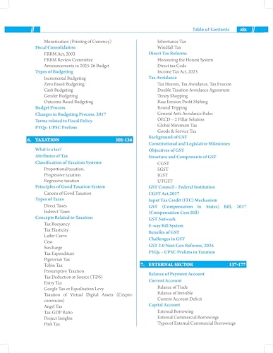Image of Indian Economy Book 2026 - 2027 for UPSC Civil Services Exam & State PSC Competitive Exams (Prelims + Mains) JAIIB /CAIIB | PYQ Previous Year Question | Taxation, Public Finance, Budget /Economic Survey