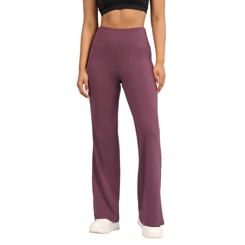 Image of BlissClub AirMelt Flare Pants - Lite | Flared Silhouette | Back Pocket| Weightless Fabric | High Rise Waistband, Tall (for Women Above 5'5)