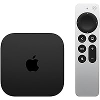 Apple TV 4K Wi-Fi (3rd Generation) with Siri Remote & Apple 1 Year Limited Warranty (128GB WiFi and Ethernet)
