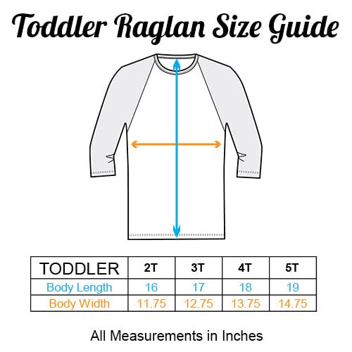 Augusta Collegiate Kids Three-Quarter Raglan Sleeve Baseball Shirt Toddler 5T White/Red