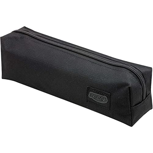Estojo Poliéster Masculino 1 Zíper Preto, BRW