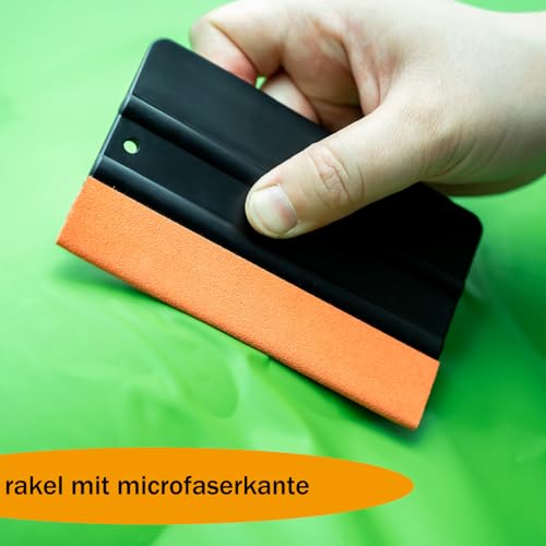 FOSHIO 6 Stück Rakel Set Filzrakel mit Skalpell Messer Cuttermesser für Folie Rakel Set Fensterabzieher für Autofolie Installation Auto Folieren Folienrakel Spezialrakel Für Fensterfolien