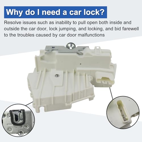 Image of MUNIK Rear Right Door Lock Actuator for Mercedes ML GL R-Class | For select Mercedes ML GL R-Class W164 X164 W251 models; rear right door latch, replaces 1647301035 2517301635