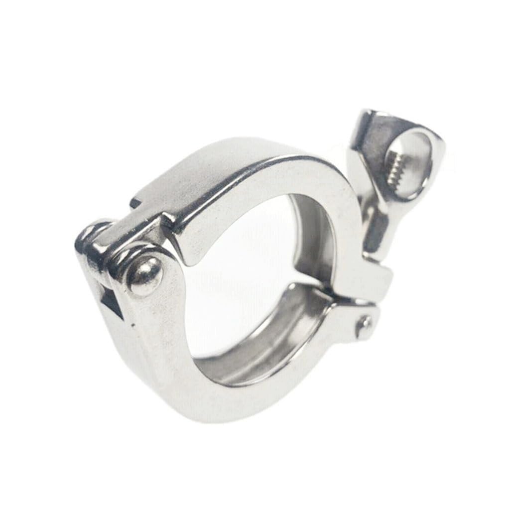 ACVACV 5pcs Sanitary Stainless Steel Tri Clamp Clamps Clover, For Ferrule SS304 Tris Clamps(Clamp64mm)