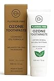 Fluoride Free Natural Toothpaste with Ozonized Oil 100% Natural Sensitive Toothpaste for Adults & Kids Microbiome Friendly Non Fluoride Whitens Teeth and Protects Gums 100 ml 5 oz
