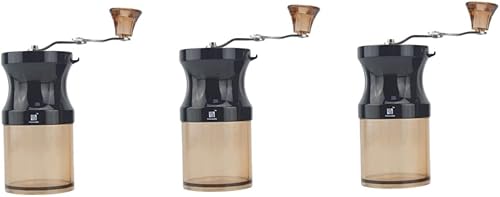 Alipis Molinillo de pimienta manual de 3 piezas, molinillo de pimienta manual, molinillo de café de mano, molinillo de café para café expreso,