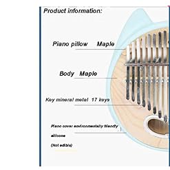 LZL Piano à Doigts Maple Thumb Piano 17 clés Pink Finger Piano Instrument de Musique Portable Thumb Piano Retro Marimba… - Les Beatles, Paul McCartney, John Lennon, RIngo Starr, George Harrison LZL Piano à Doigts Maple Thumb Piano 17 clés Pink Finger Piano Instrument de Musique Portable Thumb Piano Retro Marimba… – Image 2