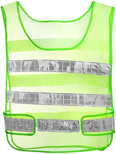 XYWHPGV Reflective Mesh Design Security Vests for gging Traffic Safety Yellow(eefcc 6e305 0417b 02434 90036 22b42