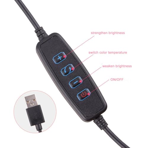 Image of Premium 10 Watt LED Ring Light with 26 Cm with Phone Holder 10 Level Dimmable with 3 Modes of Light (Only Ring Light)