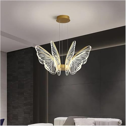 Lustre papillon en acrylique et lampe suspendue design - 5