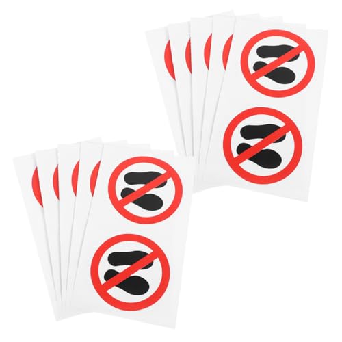 Autocollants de sécurité No Step Mikinona haute résistance pour usines et ateliers