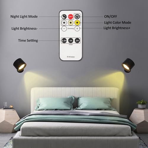 3X Glow Right Smart Lux éclairage sans fil placard noir