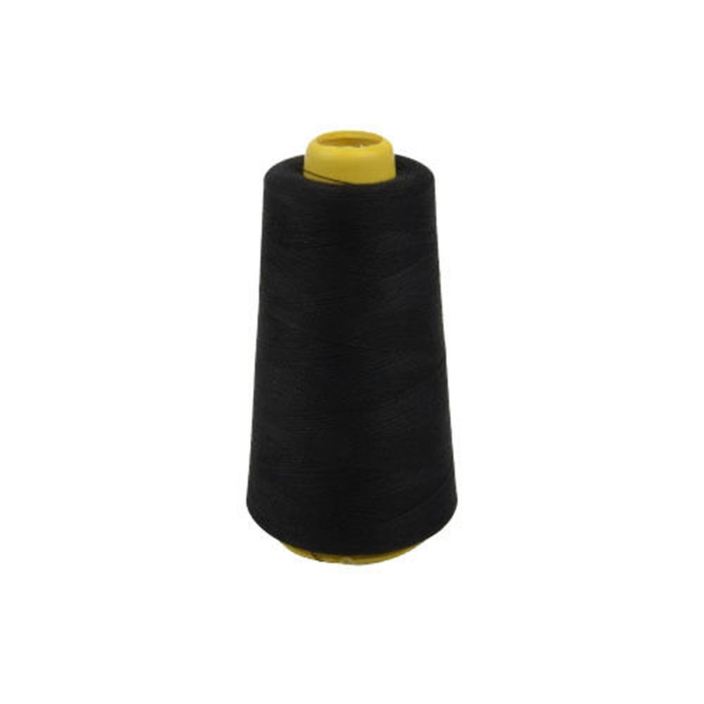 Generic Black : Durable 3000M Yards Overlocking Sewing Machine Industrial Polyester Thread Metre Cones 2