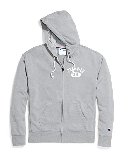 Champion Sideline Full Zip Hoodie (S4506) L/Oxford Gray